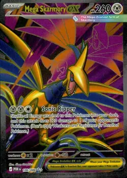 Mega Skarmory ex 106/088 Ultra Rare Perfect Order Pokemon NM - Image 1