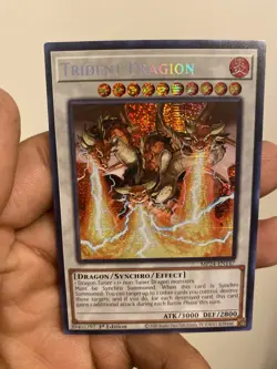 Trident Dragion MP24-EN147 Prismatic Secret Rare 1st Edition Yu-Gi-Oh! MINT - Image 1