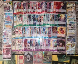 One Piece Card Game OP05 Japanese Complete Set SEC, SR, Rare, UC, C, 1-119 + DON - Image 1