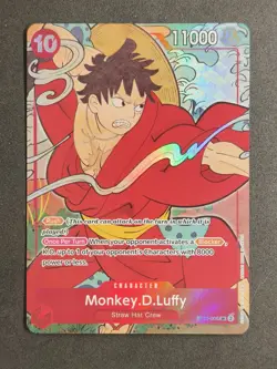 Monkey.D.Luffy English Version 1st Anniversary Set ST10-006 One Piece near mint - Image 1