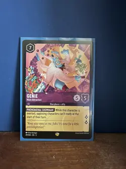 Disney Lorcana Genie Main Attraction 49/204 Legendary Non Foil Shimmering Skies - Image 1