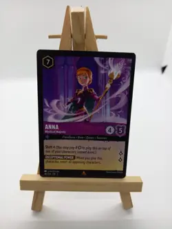 Disney Lorcana Anna 46/204 Mystical Majesty Rare Shimmering Skies Never Played - Image 1