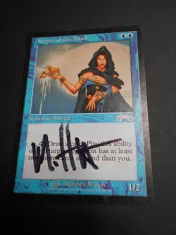MTG Matthew Wilson signed Exodus Keeper of the Mind - Image 1