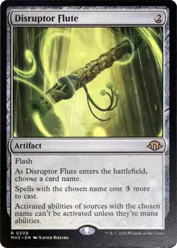 Disruptor Flute 209 Rare Modern Horizons 3 Magic: The Gathering Near Mint - Image 1