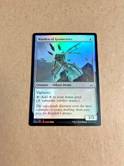 MTG Oath of the Gatewatch Warden of Geometries FOIL - Image 1