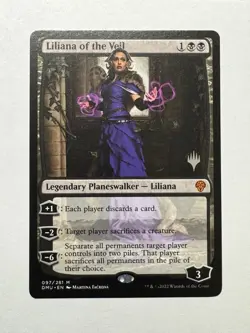 MTG - Liliana of the Veil - Dominaria United Promo Pack 097/281 Mythic Base - Image 1