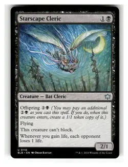 Starscape Cleric 116 Uncommon Bloomburrow Magic: The Gathering Lightly Played - Image 1