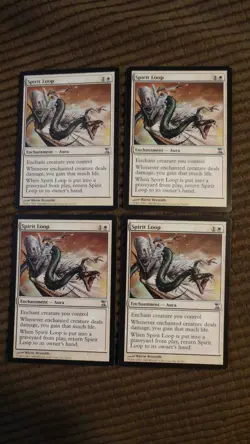 Magic: the Gathering / MtG Spirit Loop x4 Time Spiral - Image 1