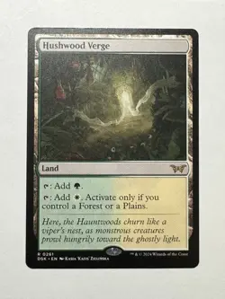 MTG - Hushwood Verge - Duskmourn: House of Horror DSK 0261 Base Rare - Image 1
