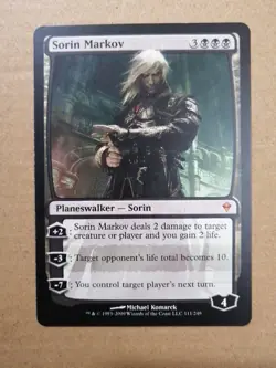 MTG Sorin Markov - 111 / Zendikar / Lightly Played Like Your Daddy - Image 1