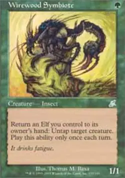 Wirewood Symbiote Magic mtg Moderate Play, English Scourge x1 - Image 1