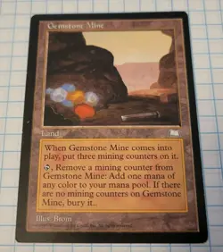 Gemstone Mine - Weatherlight Land MTG MP - Image 1