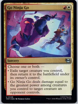 Go Ninja Go U Teenage Mutant Ninja Turtles 149 NM Foil - Image 1