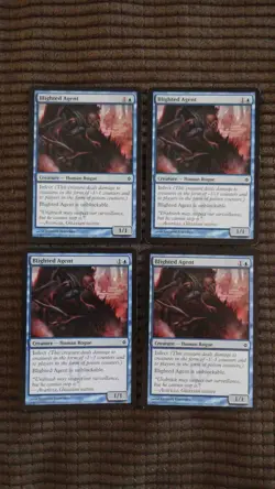 Magic: the Gathering / MtG Blighted Agent x4 New Phyrexia - Image 1