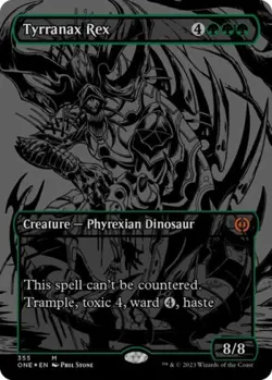Tyrranax Rex (Oil Slick Raised Foil) -Foil Near Mint MTG - Image 1