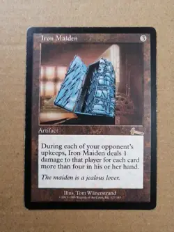MTG: Urza's Legacy: Iron Maiden: Moderately Played Like Yomama - Image 1