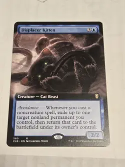 Displacer Kitten (Extended Art) Commander Legends: Battle for Baldur's Gate... - Image 1