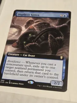 Displacer Kitten (Extended Art) Commander Legends: Battle for Baldur's Gate... - Image 2