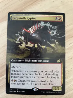MTGLabyrinth Raptor Extended Art Regular Ikoria Lair Of Behemoths NM/M - Image 1