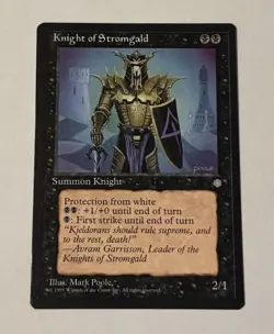MTG Knight Of Stromgald - Ice Age NM - Image 1