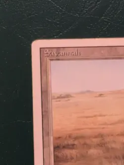 Wizards of the Coast Savannah MTG Land White Green Revised Rare Rob Alexander - Image 2