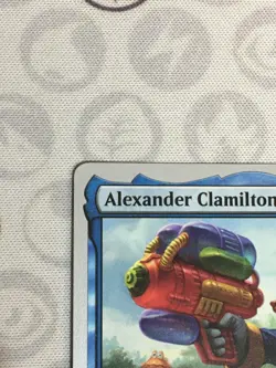 D555 MTG MAGIC UNSANCTIONED ALEXANDER CLAMILTON #016 RARE NM - Image 3