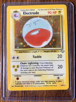 Electrode Jungle 02/64 Holo Rare Unlimited Holo Pokemon TCG - Image 1