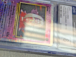 CGC 8 Jynx Legendary Collection Reverse Holo 26/110 - Scratched Front - Image 3