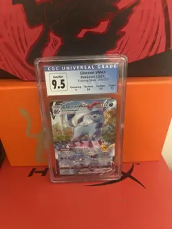 Pokemon Glaceon VMAX Holo 209/203 Evolving Skies CGC 9.5 Card 2021 - Image 1