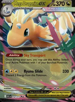 Mega Dragonite ex 152/217 Double Rare Ascended Heroes Pokemon - Image 1