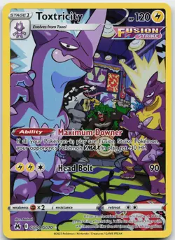 Toxtricity GG09/GG70 Holo Crown Zenith Galarian Gallery Pokemon NM - Image 1