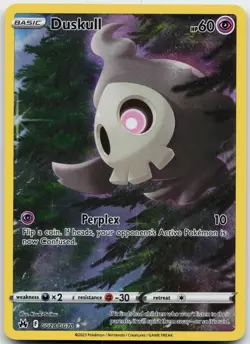 Duskull GG28/GG70 Holo Crown Zenith Galarian Gallery Pokemon NM - Image 1