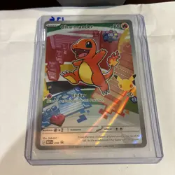 First Partner Illustration Charmander Promo Full Art Holo 038 Pokemon TCG - Image 1