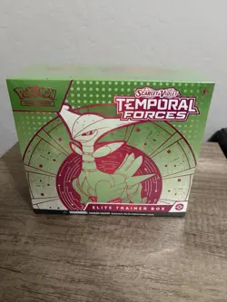 Sealed Temporal Forces Elite Trainer Box [Iron Leaves] Pokemon Scarlet & Violet - Image 1