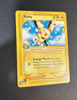 Pichu 58/165 Expedition Base Set Vintage Pokemon Card WOTC TCG Non Holo 2002 LP - Image 1