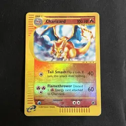 2002 Pokemon Expedition Charizard Reverse Holo 39/165 - Image 3