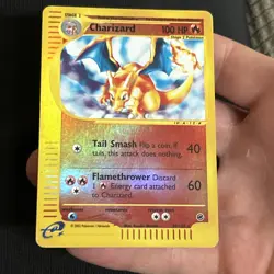 2002 Pokemon Expedition Charizard Reverse Holo 39/165 - Image 5