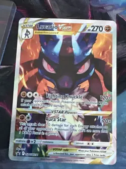 Lucario VSTAR SWSH291 Holo Promo Sword & Shield Promo Pokemon Near Mint - Image 1
