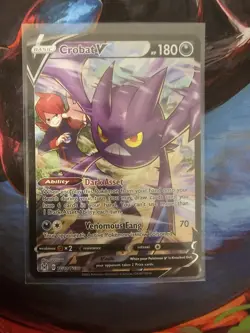 🦇 Crobat V TG20/TG30 SWSH11: Lost Origin Trainer Gallery Full Art NM Pokemon 🦇 - Image 1