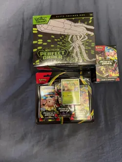 Pokemon TCG Perfect Order Sealed Lot – ETB + Booster Bundle + 3‑Pack - Image 2