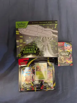 Pokemon TCG Perfect Order Sealed Lot – ETB + Booster Bundle + 3‑Pack - Image 3