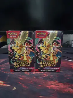 2 x Pokemon TCG Mega Evolution: Ascended Heroes Booster Bundle Box Lot - Image 1