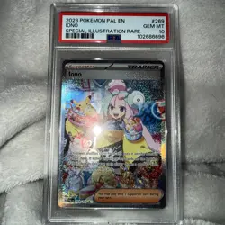 Iono 269/193 Special Illustration Rare Pal En-paldea Evolved Pokemon PSA 10 - Image 1