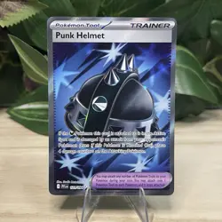 Punk Helmet 121/094 Full Art Ultra Rare Phantasmal Flames Pokemon Card NM - Image 1