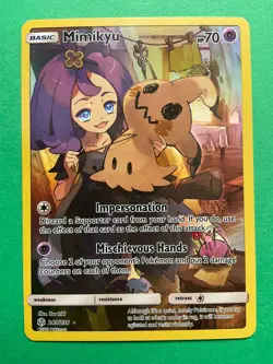 Mimikyu 245/236 Secret Rare Cosmic Eclipse Pokemon Holo Near Mint - Image 1