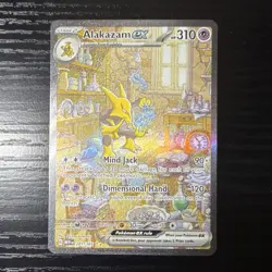 Pokemon Alakazam ex Sv Scarlet & Violet 151 201/165 Ultra Rare Holo 310 HP - Image 1