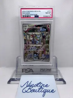 2023 POKEMON MEW EN-151 177 MACHOKE ILLUSTRATION RARE - PSA 8 - Image 1