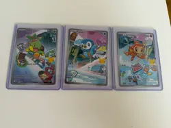 Pokemon TCG First Partner Series 1 Turtwig, Chimchar, Piplup Promos #40, 41 & 42 - Image 1