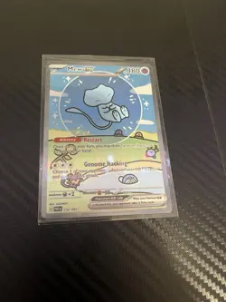 Mew EX 232/091 Sir Bubble Mew Paldean Fates SV Pokemon TCG Holo Full Art - Image 1