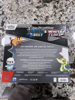 Pokemon TCG: Black Bolt & White Flare - Unova Poster Collection Factory SEALED - Image 2